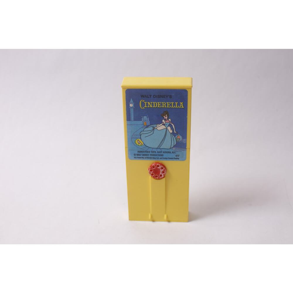 Fisher-Price Movie Viewer Cartridge Cinderella Disney Vintage ~ 260219-WH 1001